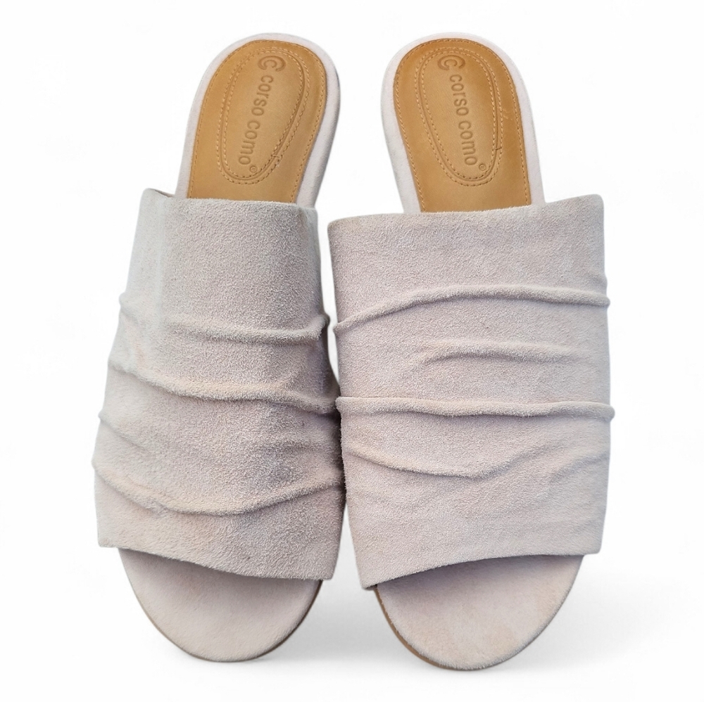 Corso Como Beacheaven Pink Leather Slide Sandals Size 8(US) 38.5(EU) - Picture 8 of 8